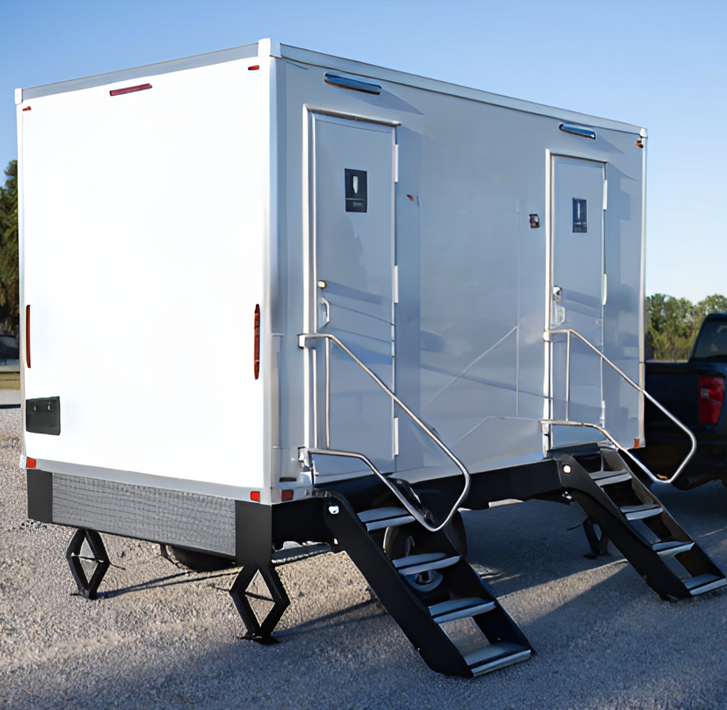 portable restroom trailer for rent